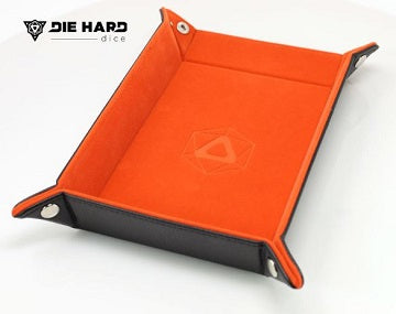 Die Hard Folding Rectangle Tray w/ Orange Velvet