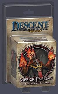 Descent: Journeys in the Dark (Second Edition) – Merick Farrow Lieutenant Pack - Board Game - The Dice Owl