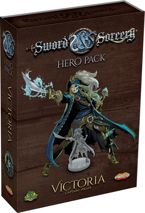 Sword & Sorcery: Hero Pack – Victoria the Captain/Pirate - The Dice Owl