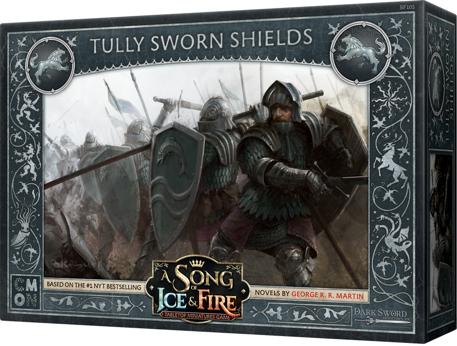 A Song of Ice & Fire: Tabletop Miniatures Game – Tully Sworn Shields - Board Game - The Dice Owl
