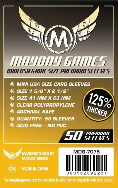 Mayday - Premium Mini USA Sleeves 41mm x 63mm (50CT)