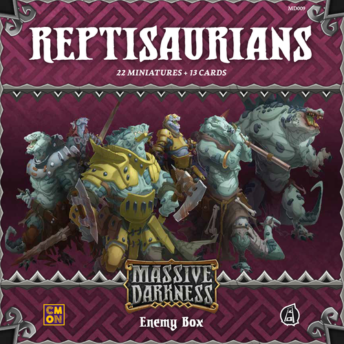 Massive Darkness: Enemy Box – Reptisaurians - Board Game - The Dice Owl