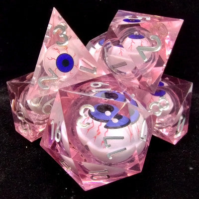 Miroirs de l'âme - kit de dés "Liquid Core" rose