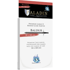 Paladin Card Sleeves: Baldur: 58mm x 108mm