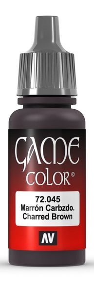 Vallejo Game Colors - Charred Brown (17 ml) - 72.045