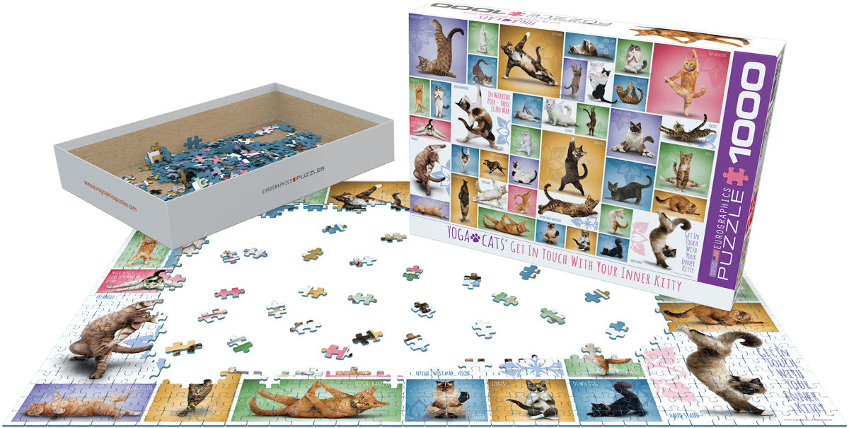 Eurographics - Yoga Cats (1000 pieces)