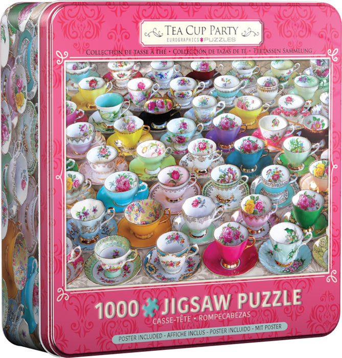 Eurographics - Tea Cup Party Tin (1000 pieces)