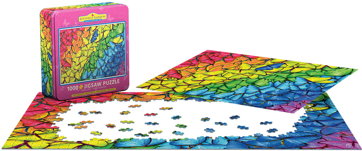 Eurographics - Butterfly Rainbow Tin (1000 pieces)