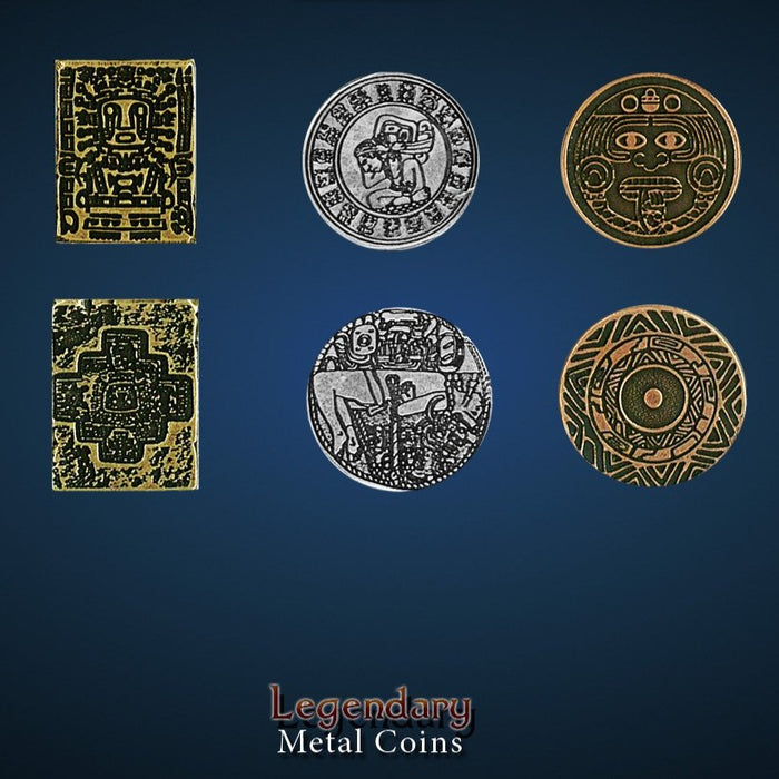 Legendary Metal Coins: Native American Coin Set - The Dice Owl
