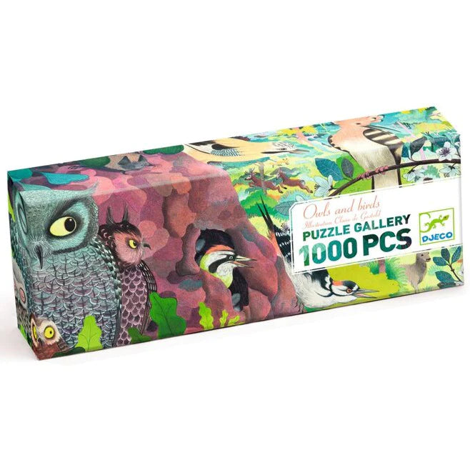 Gallery Puzzle 1000pc - Owls and Birds