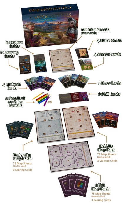 Cartographers Heroes: Collector's Edition (Kickstarter Edition)