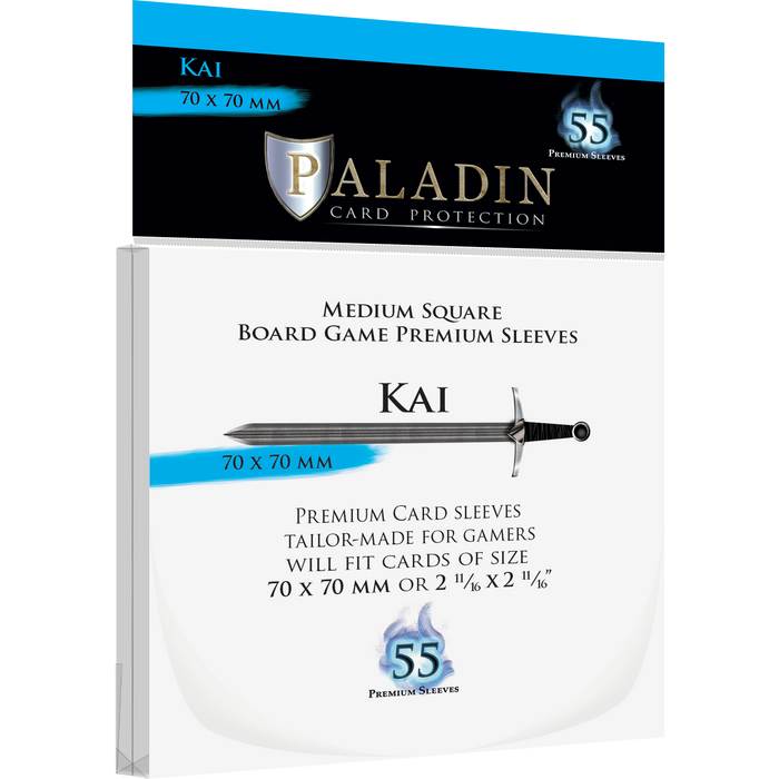 Paladin Card Sleeves: Kai (Medium Square): 70mm x 70mm