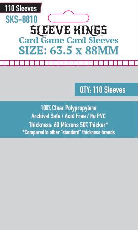 Sleeve Kings - Standard Card Sleeves 63.5mm x 88mm (110)