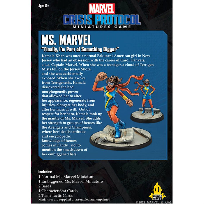 Marvel Crisis Protocol – Ms. Marvel Character Pack
