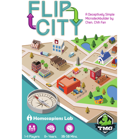 Flip City - Board Game - The Dice Owl