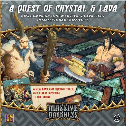 Massive Darkness: A Quest of Crystal & Lava - Board Game - The Dice Owl