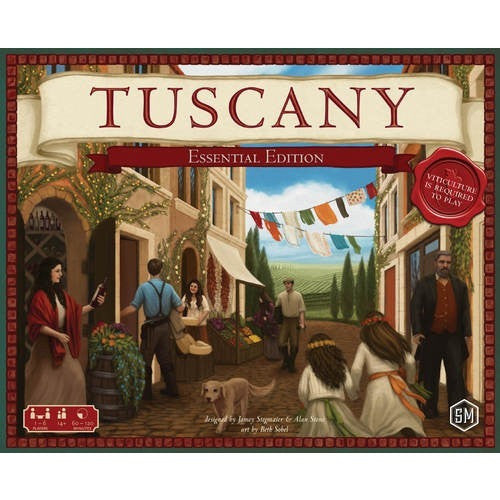 Tuscany Essential Edition - Board Game - The Dice Owl