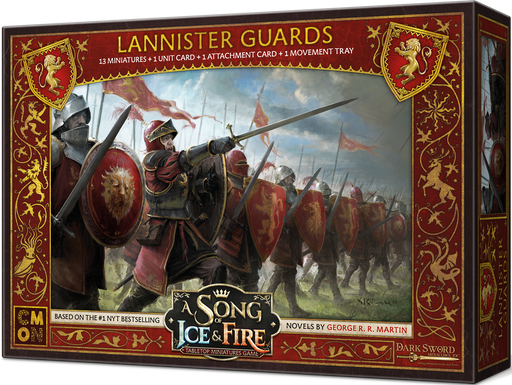 A Song of Ice & Fire: Tabletop Miniatures Game – Lannister Guardsmen - Board Game - The Dice Owl