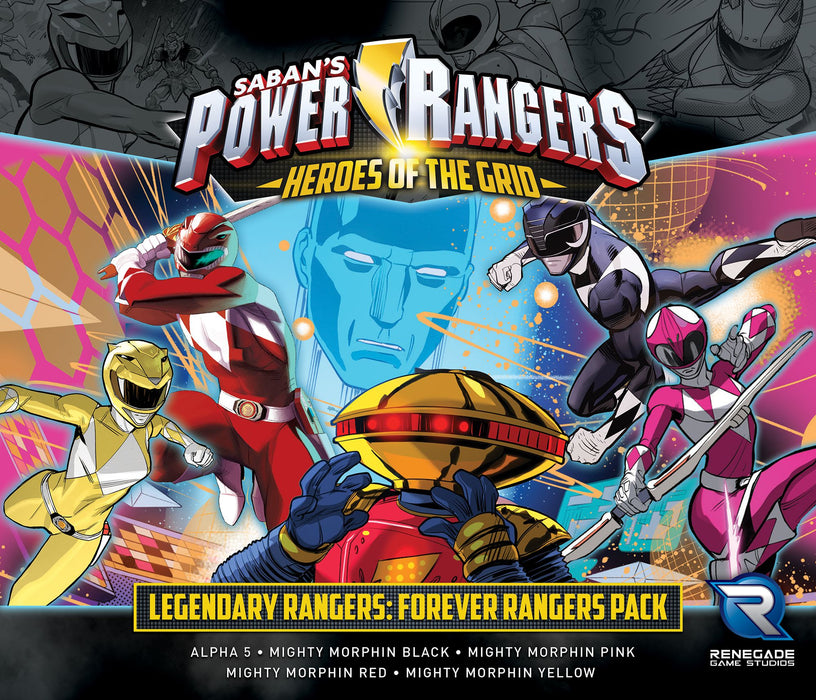 Power Rangers: Heroes of the Grid – Legendary Ranger Forever Rangers (Pre-Order)
