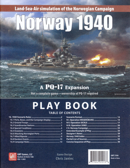 Norway, 1940: A PQ-17 Expansion