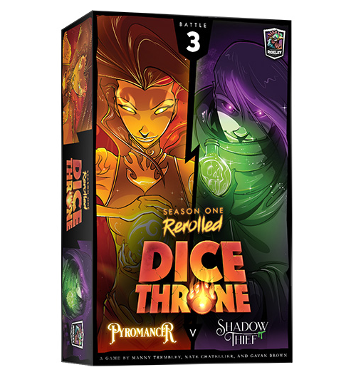 Dice Throne: Season 1 Reloaded - Pryomancer vs Shadow thief
