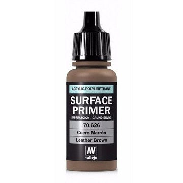 Vallejo Game Air Primer Leather Brown (17ml) - 70.626