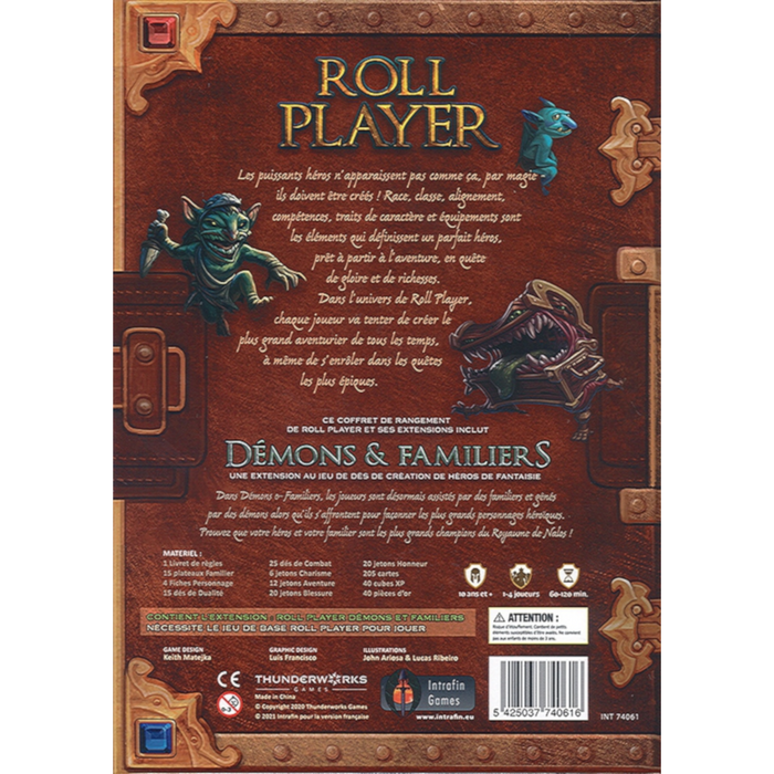 Roll Player: Big Box + Extension Démons et Familiers (FR) - The Dice Owl