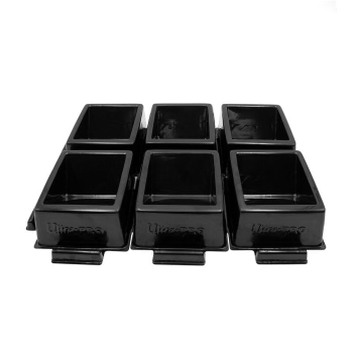 UltraPro - Toploader & ONE-TOUCH Single Compartment Sorting Trays - 6 pieces